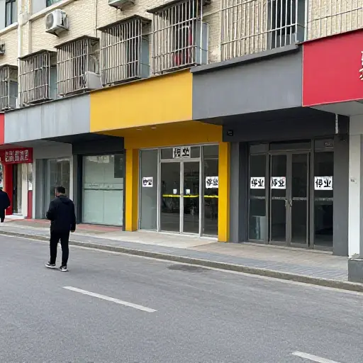 经济衰退后，许多小店的生意就没了。