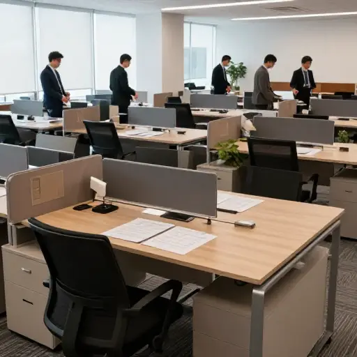 已邀请几家公司对新的办公家具进行报价。