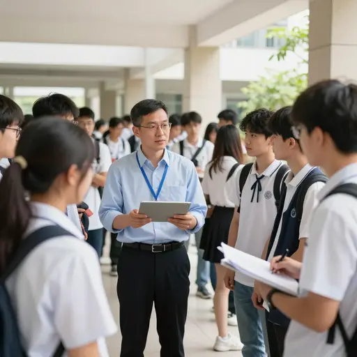 他们打算对500名学生进行问卷调查，了解他们对新课程的看法。