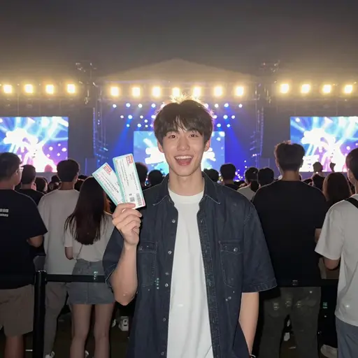 我绝不可能错过这场音乐会——我等了几个月了！