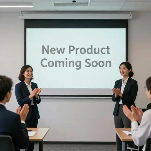 公司已宣布即将发布他们的新产品。