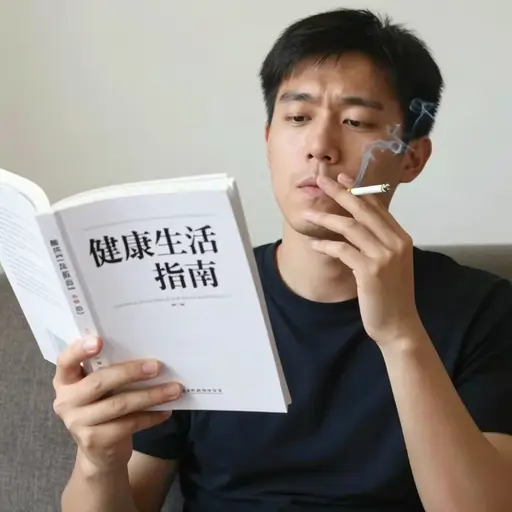 他的行为与他的言辞直接矛盾。