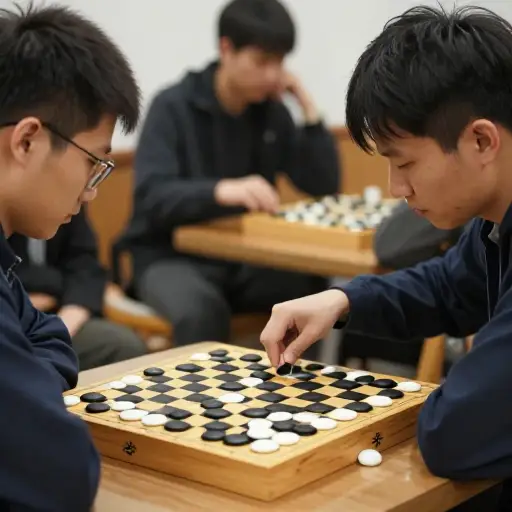 每位玩家的圆片代表他们在棋盘上的棋子。