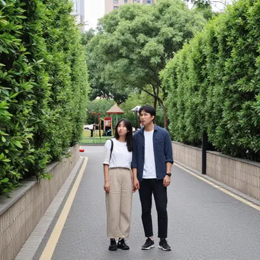 我们找不到公园的入口。