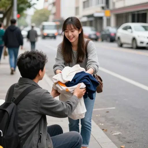 她是一个非常慷慨、心地善良的人。