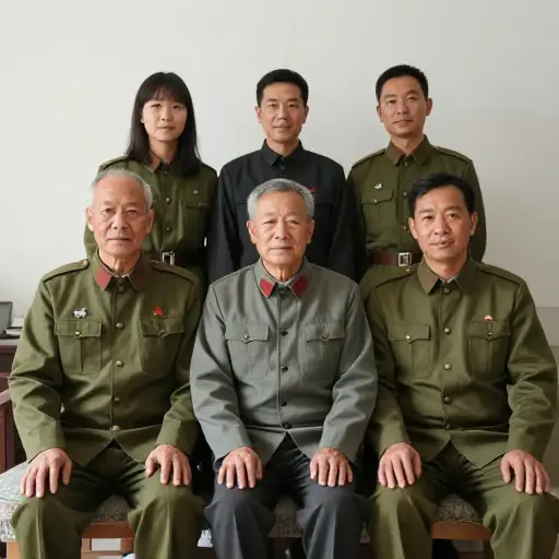 我的大多数家人都曾在军队服役。