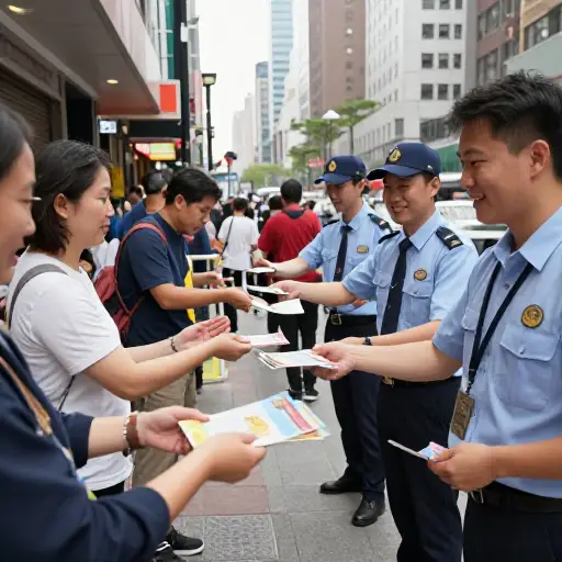 这家公司经常派销售人员在街头发放传单招揽顾客。