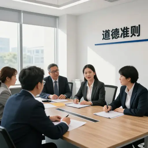该公司通过实施更严格的道德准则，已经改弦更张。
