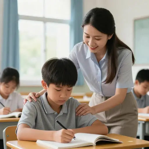 老师最后告诉我：“算了，没关系”，我感到自己很蠢。
