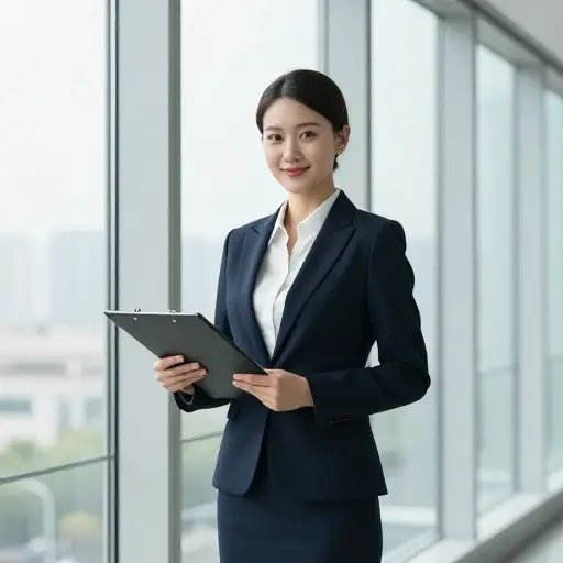 她担任公司高管。