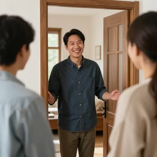 我很高兴你能来。