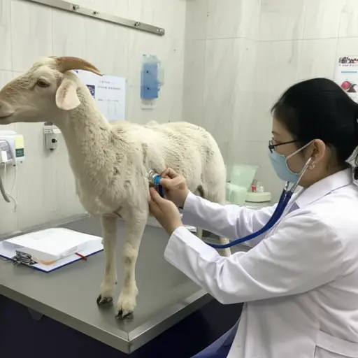 经过多次检查，医生确认这只母羊是不孕的。