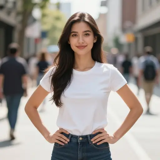 所以当那天到来时，她感觉比以前自信和坚定得多。
