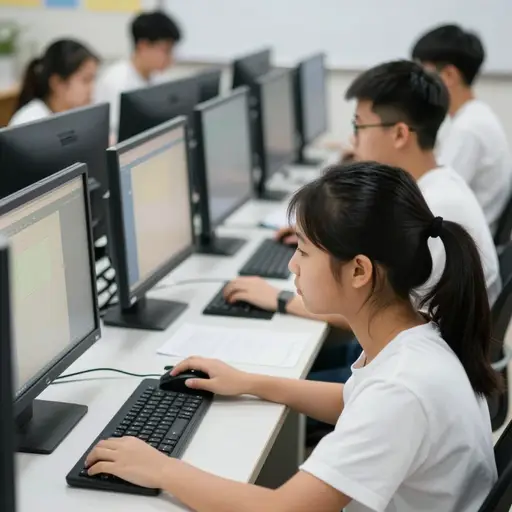许多学生经常上网。
