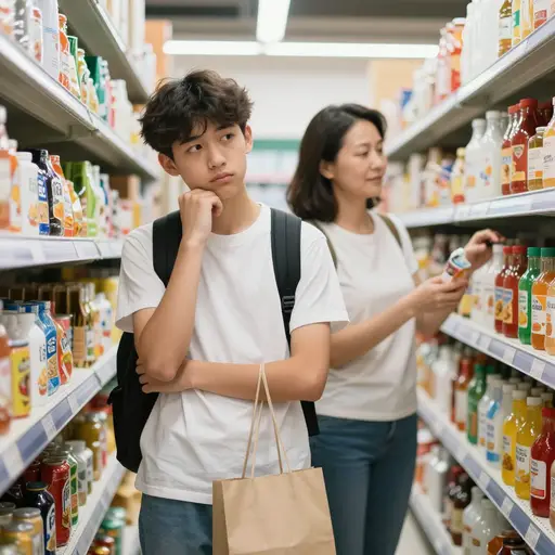 和你妈妈一起购物有时会很烦人。