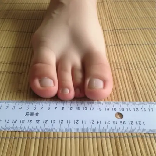 我的脚长24厘米。