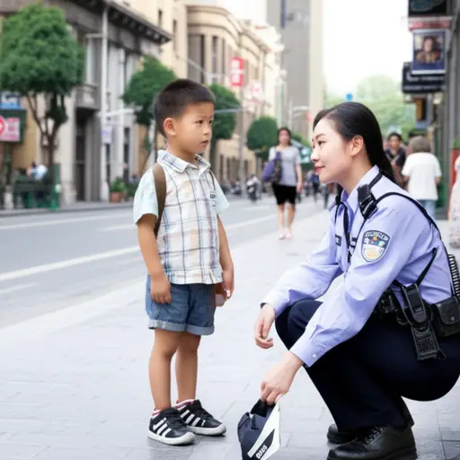 如果你迷路了，可以找警察帮忙。
