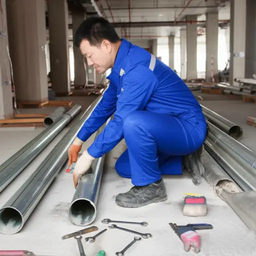 我叔叔从事管道安装工作已经二十年了。