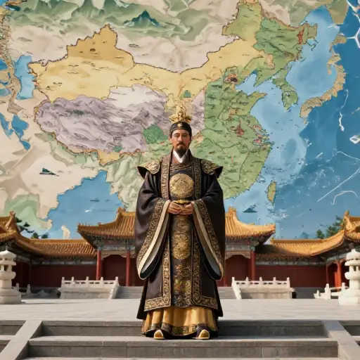这位皇帝统治了一个庞大的帝国数十年。
