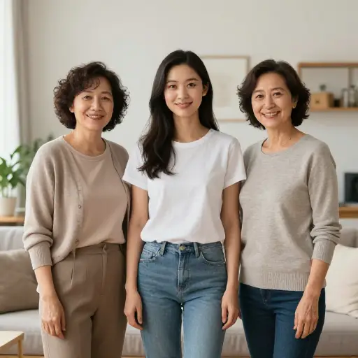 我有三个姐妹。