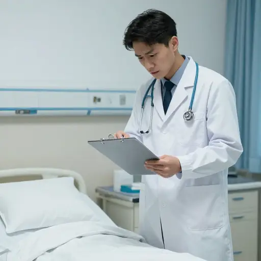 他忍不住偷看了一下临床记录。