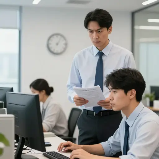 新来的部门主管是个严格执行每项规章制度的严苛上司。