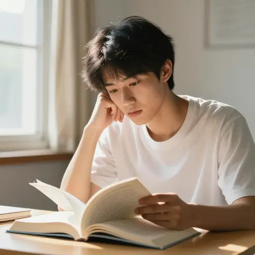 他对这个学科的兴趣正在慢慢增长。