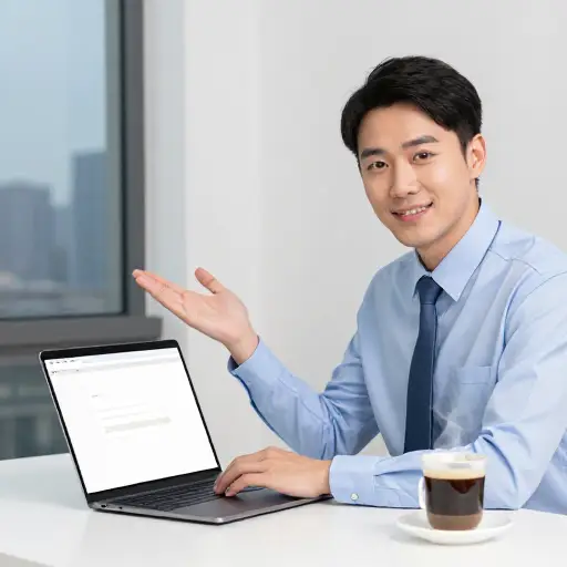 他在正式邮件末尾写道：如有任何问题，请随时和我联系。