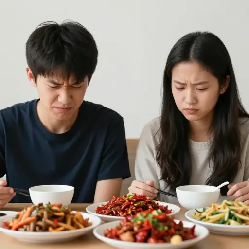 我弟弟和我姐姐都不喜欢吃辣。