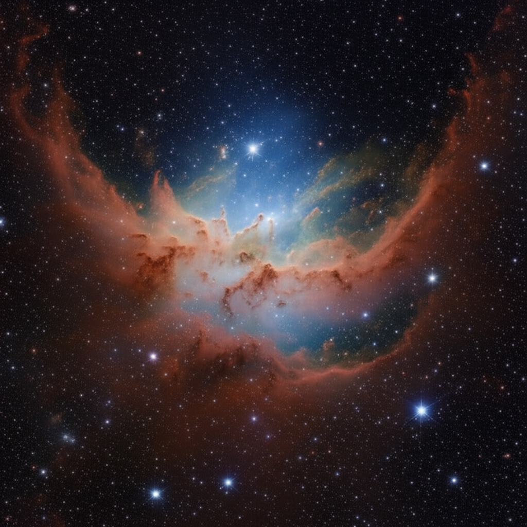 这是一个令人惊叹的宇宙景象。