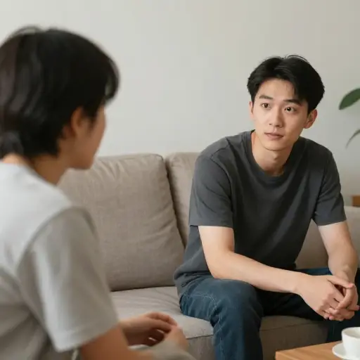 他简短的回答显得有些冷淡。