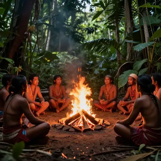 这个仪式包含了一些该古老部落所特有的习俗。