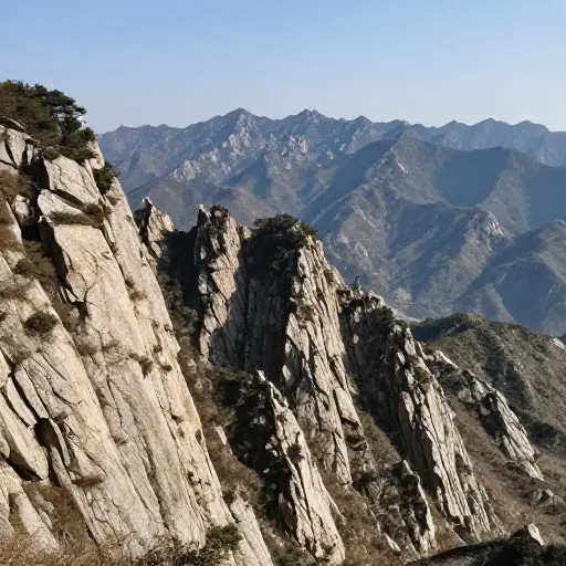 岩石山脉提供了令人叹为观止的景色。