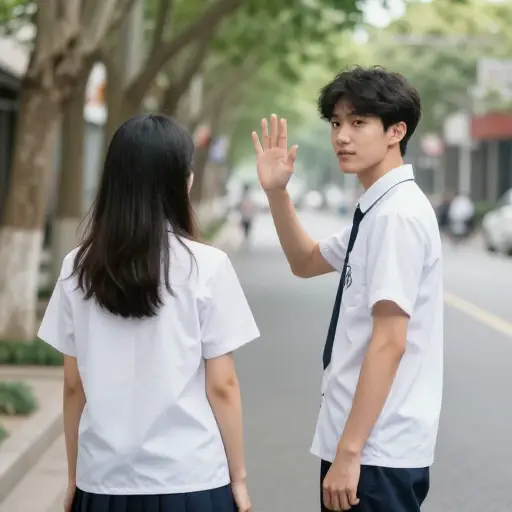 尽管我在他面前挥了挥手，他还是没有注意到我。