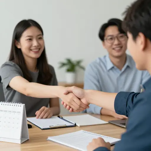 我们同意定期会面。