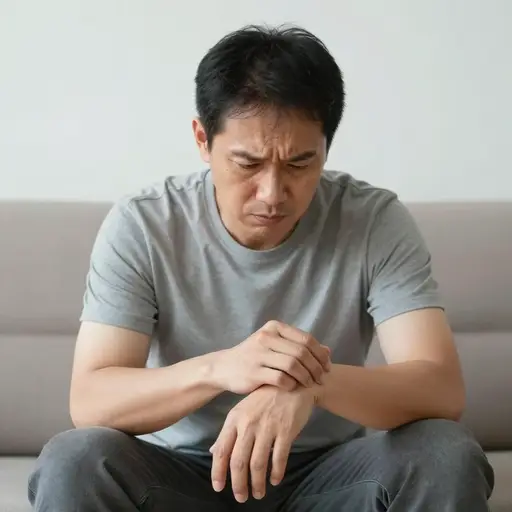 慢性焦虑可能导致脉搏加快或不规律。