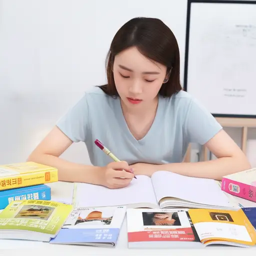 她对学习新语言有着强烈的兴趣。