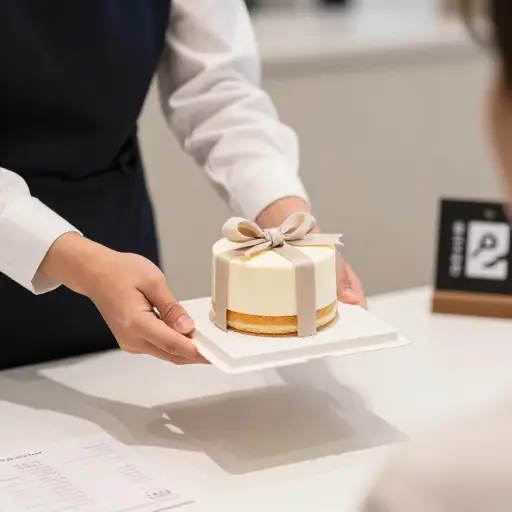 今晚的甜点是店家免费赠送的。