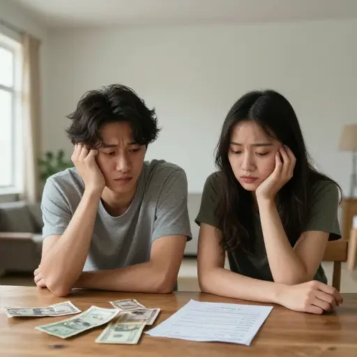 他们这个月勉强够付租金。