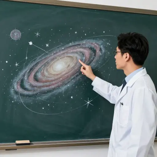 他有一个关于宇宙起源的迷人理论。