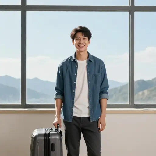 我对明天的旅行感到非常兴奋。