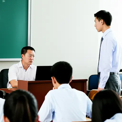老师因为他的粗鲁行为训了他很长时间。