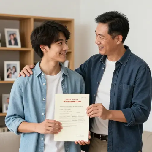 我的继父总是在我的决定上支持我。