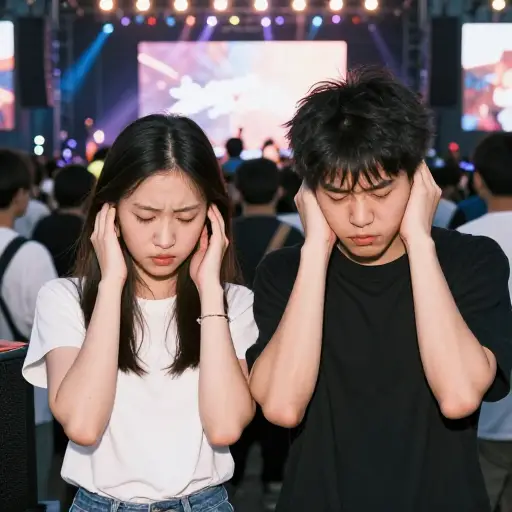 "我讨厌那首歌！" "我也是。"