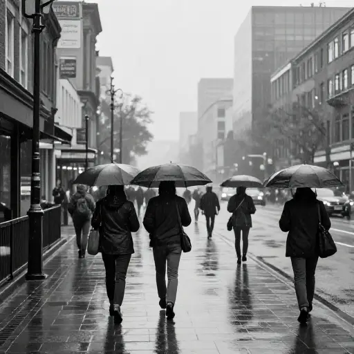 我们已经连续第四周下雨了。