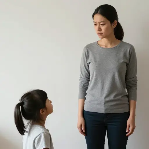 她对那孩子毫无感情。