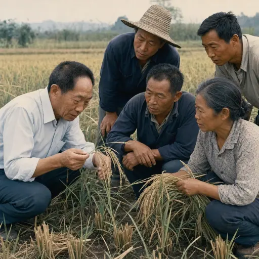 袁隆平最担忧的是农民常常收成不好。