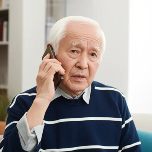 老年人经常容易受到电话诈骗的影响。