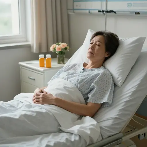 她患癌症已经两年了。