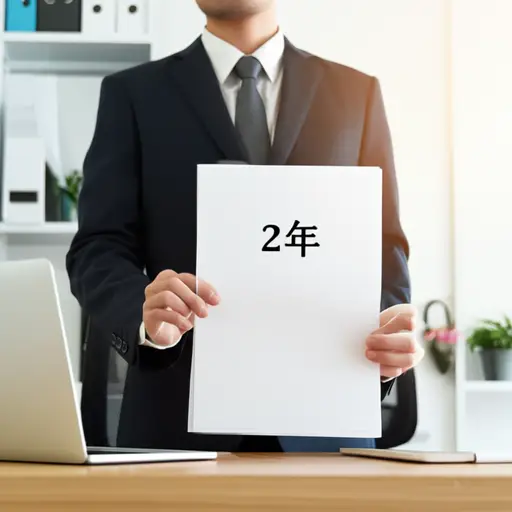 他的合同期限是两年。